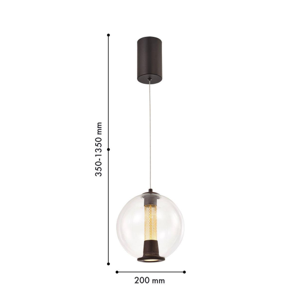 Подвесной светодиодный светильник Favourite Boble 4550-2P Подвесной светодиодный светильник Favourite Boble 4550-2P