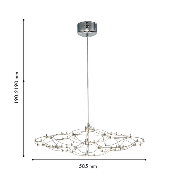 Подвесной светодиодный светильник Favourite Thinner 4305-6P Подвесной светодиодный светильник Favourite Thinner 4305-6P
