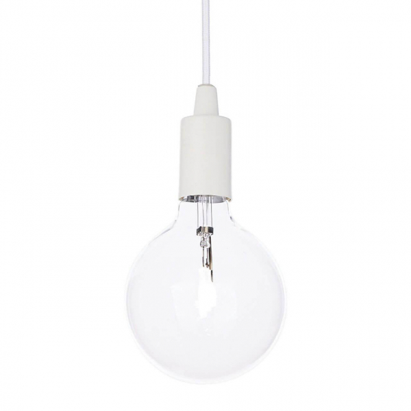 Подвесной светильник Ideal Lux Edison SP1 Bianco 113302 Подвесной светильник Ideal Lux Edison SP1 Bianco 113302