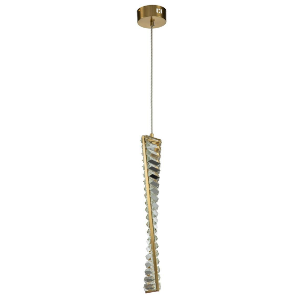 Подвесной светодиодный светильник Indigo FRIZZANTE 12015/1P Brass V000043L Подвесной светодиодный светильник Indigo FRIZZANTE 12015/1P Brass V000043L