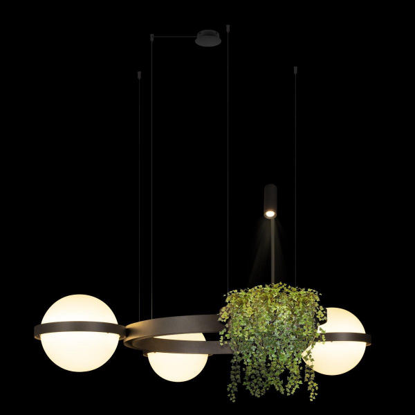 Подвесной светодиодный светильник Loft IT Jardin 10121/3 Dark grey Подвесной светодиодный светильник Loft IT Jardin 10121/3 Dark grey