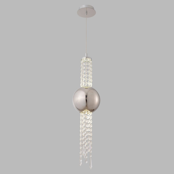 Подвесной светодиодный светильник Crystal Lux Navajo SP3W Led Chrome Подвесной светодиодный светильник Crystal Lux Navajo SP3W Led Chrome