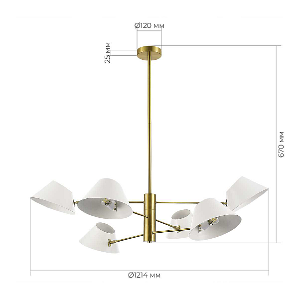 Подвесной светильник Evoluce NORBI SLE1253-353-06