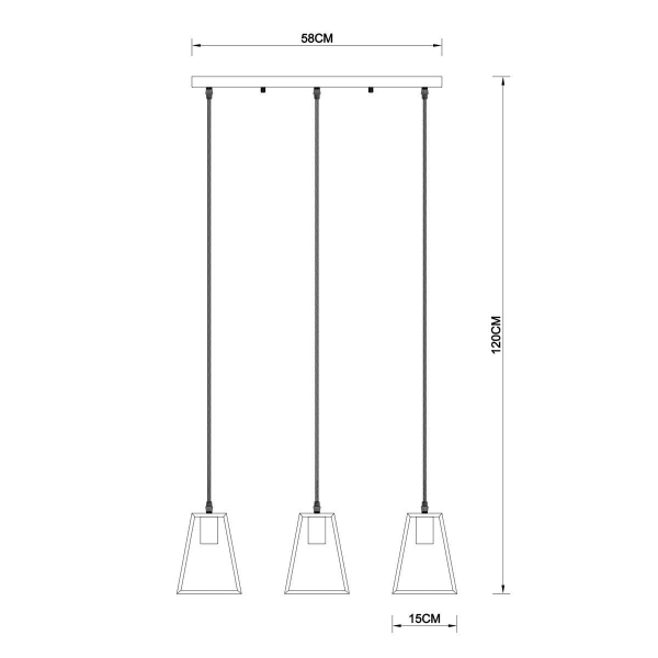 Подвесной светильник Arte Lamp Brussels A8030SP-3BK Подвесной светильник Arte Lamp Brussels A8030SP-3BK