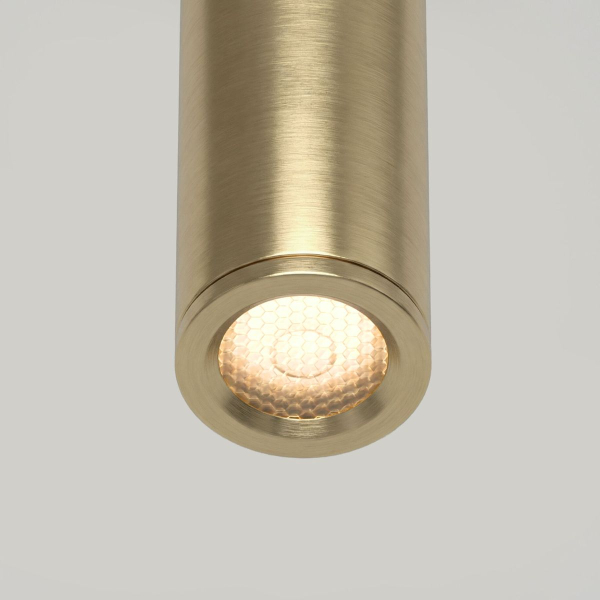 Подвесной светодиодный светильник Elektrostandard Flinn 50263 LED 4W 3000К латунь a072221