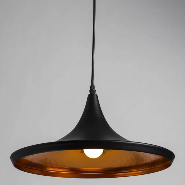 Подвесной светильник Arte Lamp Cappello A3406SP-1BK Подвесной светильник Arte Lamp Cappello A3406SP-1BK