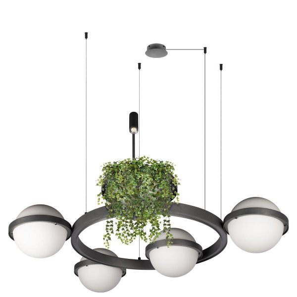 Подвесной светодиодный светильник Loft IT Jardin 10121/4 Dark grey Подвесной светодиодный светильник Loft IT Jardin 10121/4 Dark grey