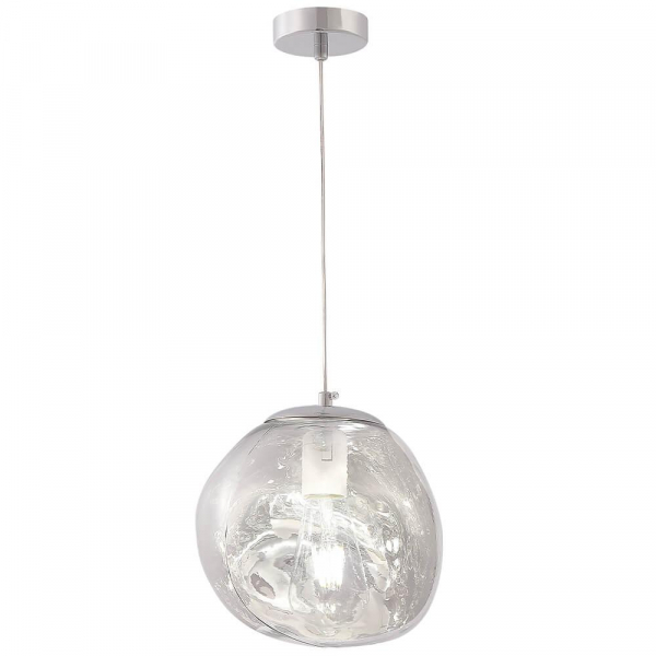 Подвесной светильник Crystal Lux Malaga SP1 D200 Chrome Подвесной светильник Crystal Lux Malaga SP1 D200 Chrome