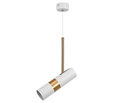 Подвесной светильник ЭРА PL33 WH/GD MR16 GU10 Б0061381