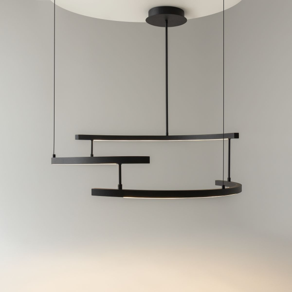 Подвесной светодиодный светильник Maytoni Line MOD016PL-L52BK