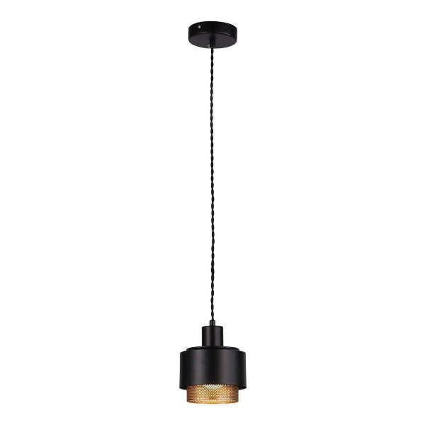 Подвесной светильник IMEX MD.0042-1-P BK+GD Подвесной светильник IMEX MD.0042-1-P BK+GD