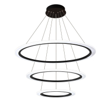 Подвесной светодиодный светильник Crystal Lux Manzana SP67W Led  Black