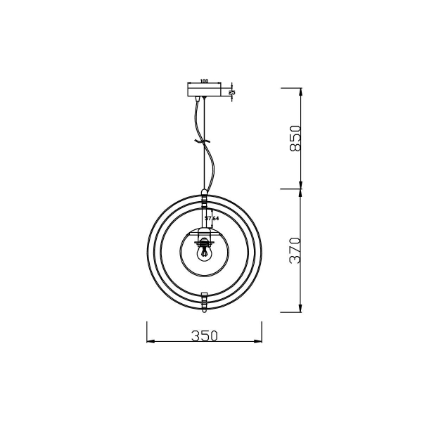 Подвесной светильник Vele Luce Orion VL1833P01 Подвесной светильник Vele Luce Orion VL1833P01