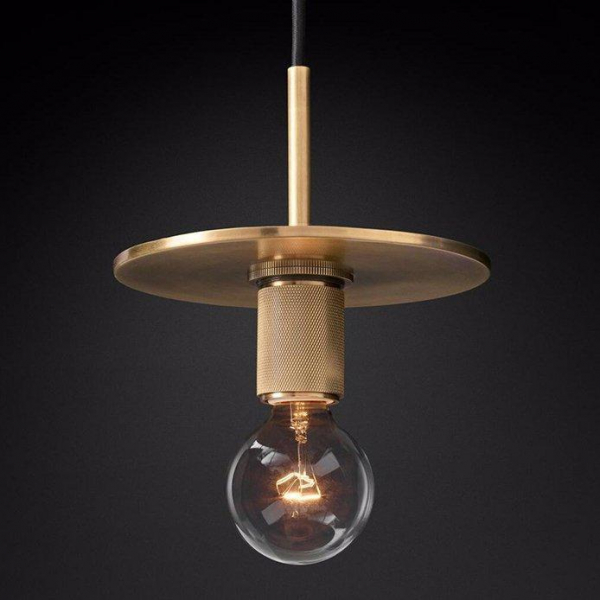Подвесной светильник Imperium Loft RH Utilitaire Disk Shade Pendant 123643-22 Подвесной светильник Imperium Loft RH Utilitaire Disk Shade Pendant 123643-22