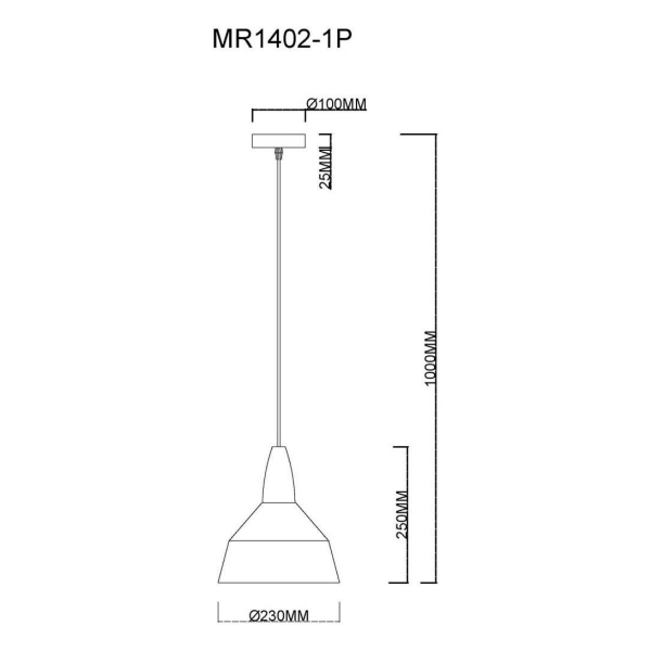 Подвесной светильник MyFar Brigitte MR1402-1P Подвесной светильник MyFar Brigitte MR1402-1P