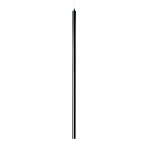 Подвесной светодиодный светильник Ideal Lux Ultrathin D100 Round Nero 142913