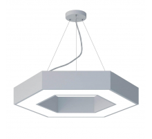 Подвесной светодиодный cветильник Geometria ЭРА Hexagon SPO-123-W-40K-045 45Вт 4000К белый Б0050554