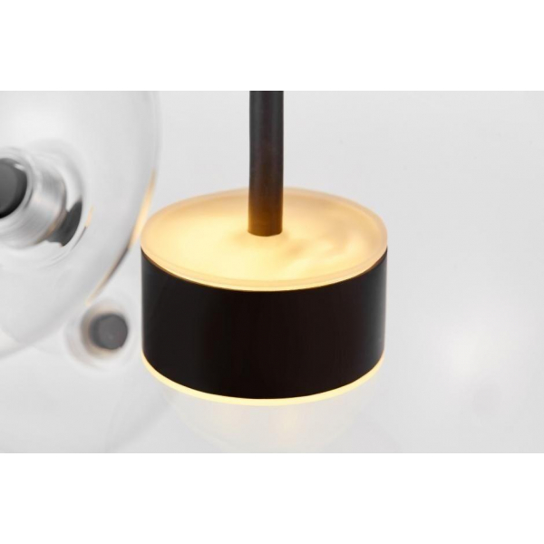 Подвесной светодиодный светильник Lumina Deco Neroni LDP 6016-3+1 BK Подвесной светодиодный светильник Lumina Deco Neroni LDP 6016-3+1 BK