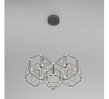 Подвесной светодиодный светильник Eurosvet Uma 90169/5 черный жемчуг