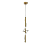 Подвесной светодиодный светильник Indigo Intreccio 14025/1P Brass V000144L