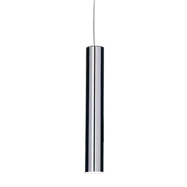 Подвесной светодиодный светильник Ideal Lux Ultrathin D040 Round Cromo 187662 Подвесной светодиодный светильник Ideal Lux Ultrathin D040 Round Cromo 187662