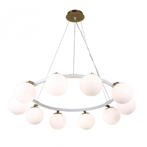 Подвесной светильник Lumina Deco Modica LDP 6032-10 WT+MD Подвесной светильник Lumina Deco Modica LDP 6032-10 WT+MD