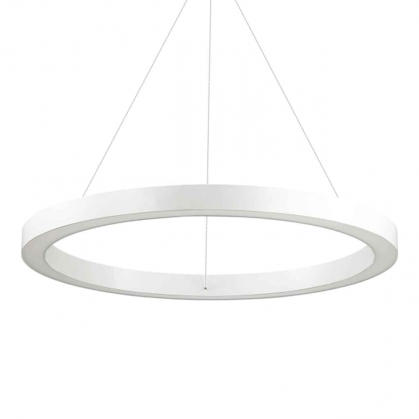Подвесной светодиодный светильник Ideal Lux Oracle D70 Round Bianco 211381 Подвесной светодиодный светильник Ideal Lux Oracle D70 Round Bianco 211381