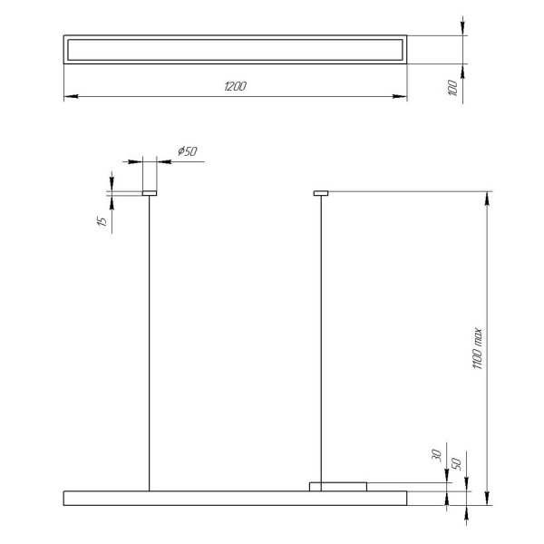 Подвесной светодиодный cветильник Geometria ЭРА Block SPO-115-W-40K-036 36Вт 4000К белый Б0050546 Подвесной светодиодный cветильник Geometria ЭРА Block SPO-115-W-40K-036 36Вт 4000К белый Б0050546
