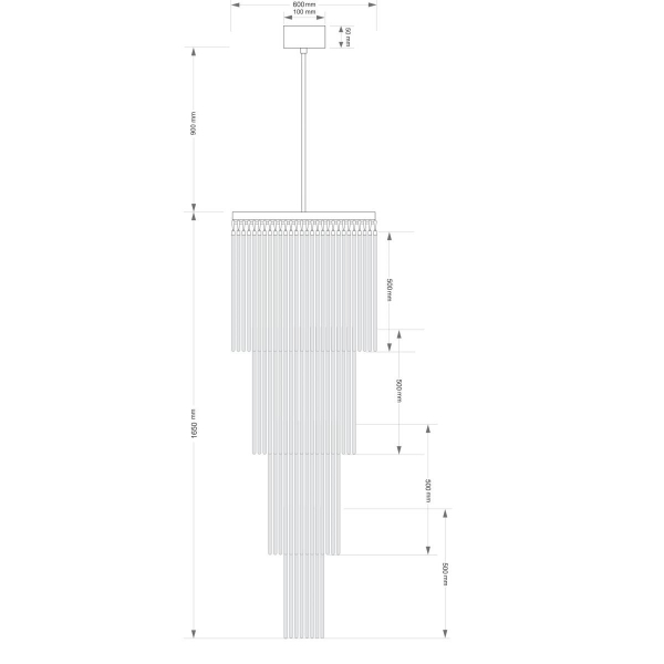 Подвесной светильник KUTEK FILAGO FIL-ZW-13(P)600/500 Подвесной светильник KUTEK FILAGO FIL-ZW-13(P)600/500