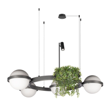 Подвесной светодиодный светильник Loft IT Jardin 10121/4 Dark grey