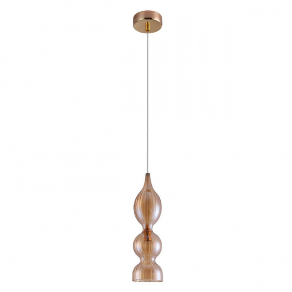 Подвесной светильник Crystal Lux Iris SP1 B Amber Подвесной светильник Crystal Lux Iris SP1 B Amber