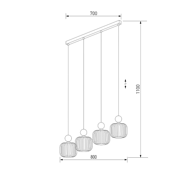 Подвесной светильник TK Lighting 11051 Ballo a071817
