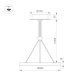 Подвесной светодиодный светильник Arlight SP-Congo-Can-1-R400-24W Warm3000 046209