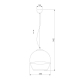 Подвесной светильник TK Lighting 3344 Boulette Graphite