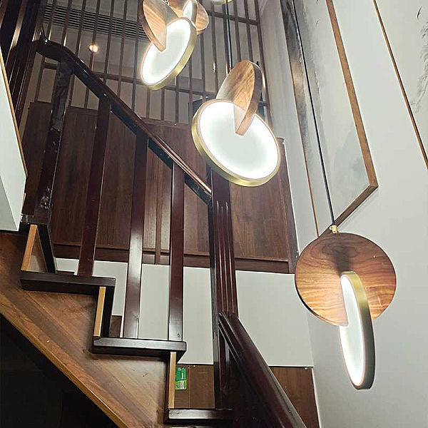 Подвесной светильник Imperium Loft Glatt Wood 7W 337333-26