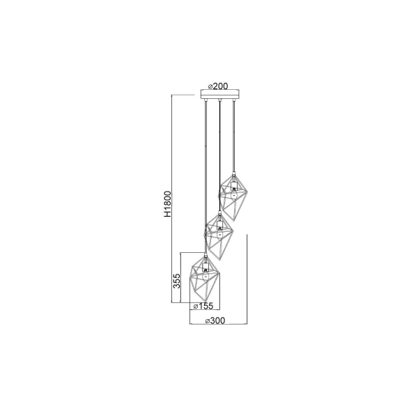 Подвесной светильник Vele Luce Tenero VL1544P03 Подвесной светильник Vele Luce Tenero VL1544P03
