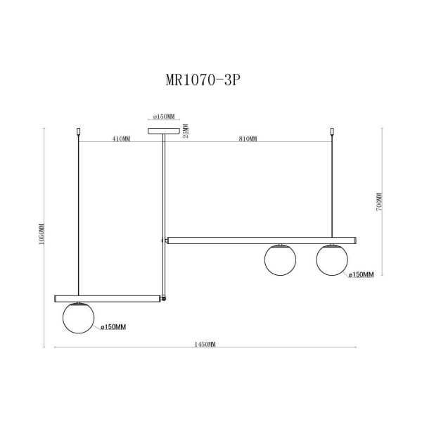 Подвесной светильник MyFar Jenifer MR1070-3P Подвесной светильник MyFar Jenifer MR1070-3P