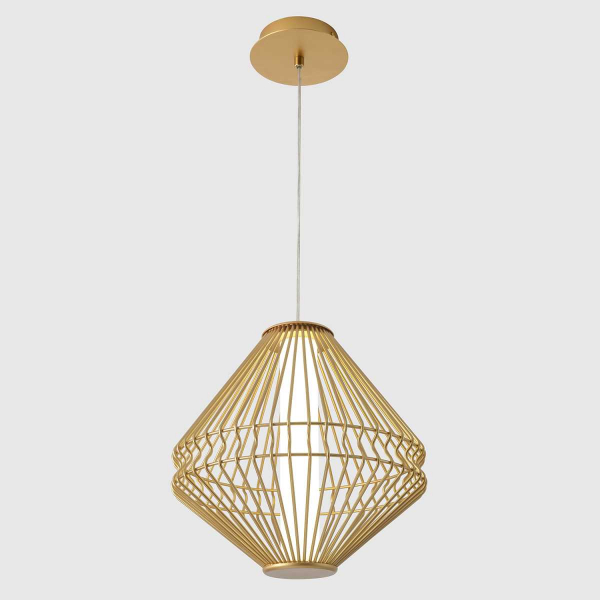 Подвесной светильник Crystal Lux CUADRA SP15W LED GOLD Подвесной светильник Crystal Lux CUADRA SP15W LED GOLD