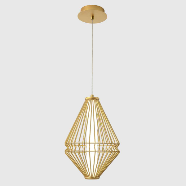 Подвесной светильник Crystal Lux CUADRA SP18W LED GOLD Подвесной светильник Crystal Lux CUADRA SP18W LED GOLD