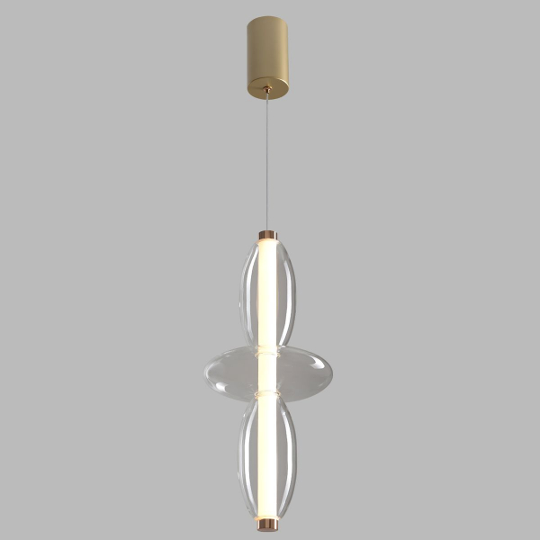 Подвесной светодиодный светильник Crystal Lux Quasar SP14W Led Transparent Подвесной светодиодный светильник Crystal Lux Quasar SP14W Led Transparent