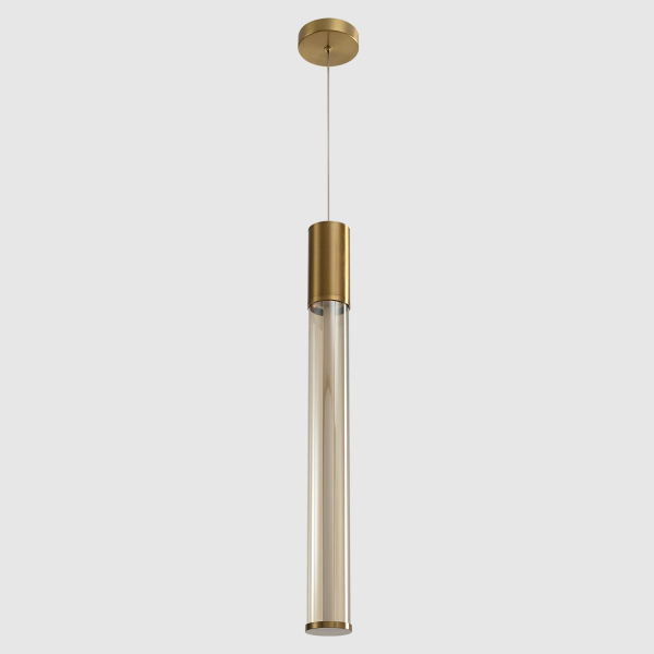 Подвесной светодиодный светильник Crystal Lux Lineup SP11W Led Brass Подвесной светодиодный светильник Crystal Lux Lineup SP11W Led Brass