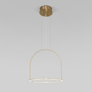 Подвесной светодиодный светильник Eurosvet Over 90322/1 латунь