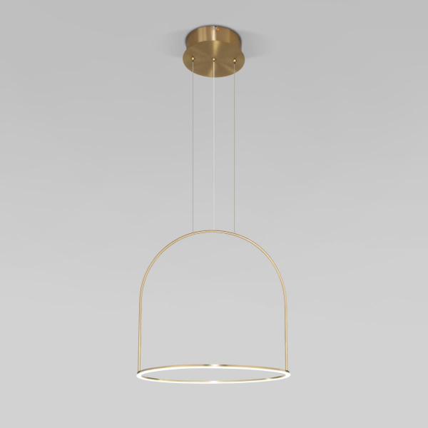 Подвесной светодиодный светильник Eurosvet Over 90322/1 латунь