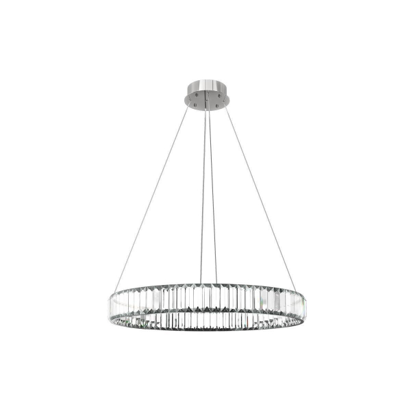 Подвесной светодиодный светильник Loft IT Crystal ring 10135/600 Chrome Подвесной светодиодный светильник Loft IT Crystal ring 10135/600 Chrome