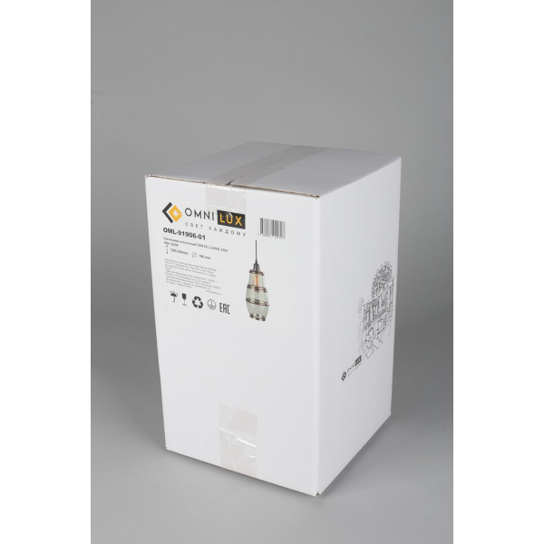 Подвесной светильник Omnilux Lainate OML-91906-01 Подвесной светильник Omnilux Lainate OML-91906-01