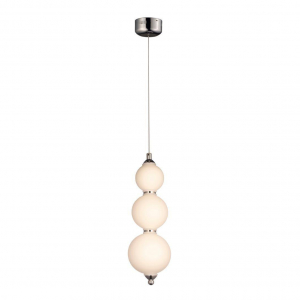 Подвесной светодиодный светильник Lumina Deco Snowman LDP 6834-1 WT+CHR