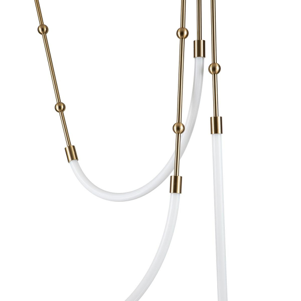 Подвесной светодиодный светильник Indigo Corda 14010/3P Brass V000064L Подвесной светодиодный светильник Indigo Corda 14010/3P Brass V000064L