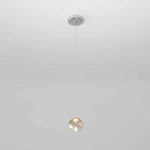 Подвесной светодиодный светильник Eurosvet Wonder 50234/1 Led янтарный Подвесной светодиодный светильник Eurosvet Wonder 50234/1 Led янтарный