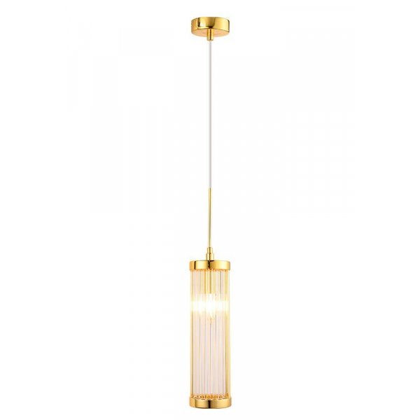 Подвесной светильник Crystal Lux Tadeo SP1 D100 Gold/Transparente