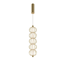 Подвесной светодиодный светильник Maytoni Golden Cage MOD216PL-L10G3K